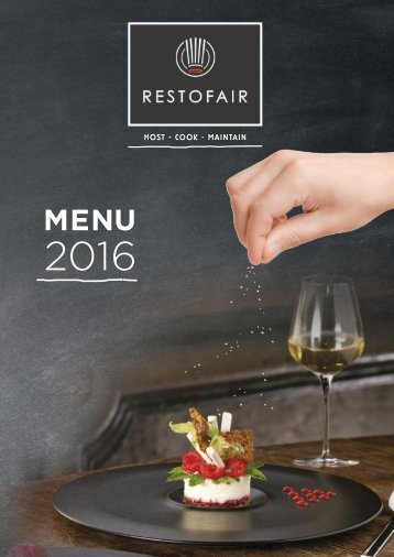 Restofair RAK - Catalogue 2016