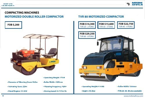 MRBM Civil Equipment