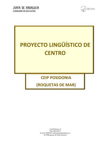 PROYECTO LINGÜÍSTICO DE CENTRO 