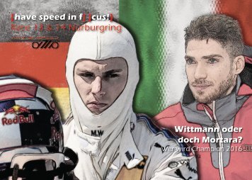 {have speedf in f[ ]cus!} DTM 2016 Nürburgring | Race 13 und 14