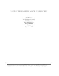a note on the probabilistic analysis of patricia trees - Luc Devroye