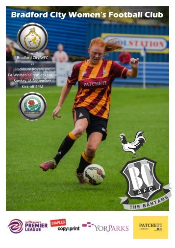 Bradford City WFC vs Blackburn Rovers LFC Programme