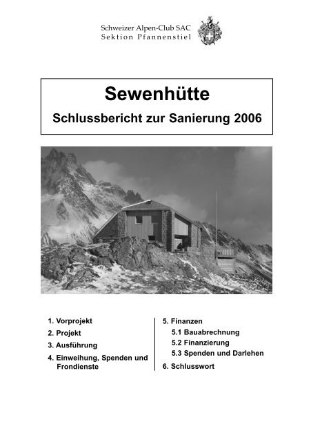 10 Minuten über den See - SAC Sektion Pfannenstiel