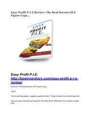 Easy Profit P.I.E review-(SHOCKED) $21700 bonuses