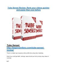 Tube Sensei review-$16,400 Bonuses & 70% Discount 