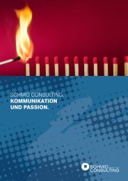 Schmid Consulting-Unternehmensfolder