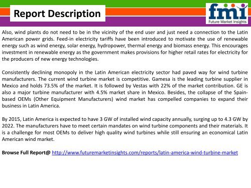 Wind Turbine Market Value Share, Supply Demand, share and Value Chain 2014-2020