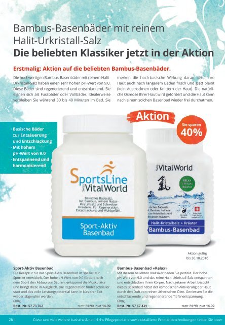 SwissVitalWorld-Katalog 09-2016