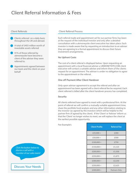 UKMONEYSITE Precision Adviser Booklet