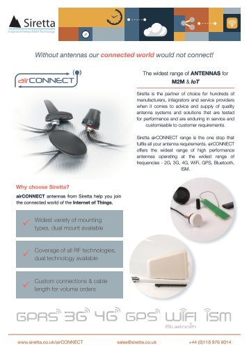 airCONNECT Antennas Flyer 1.0