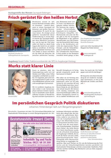 Schwäbiche Nachrichten & AuLa - September 2016