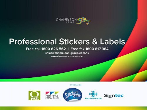 Professional Label Printing Services - Chameleon Print Group