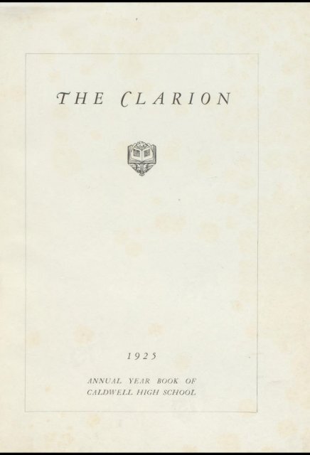 The Clarion 1925