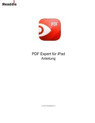 PDF Expert Anleitung