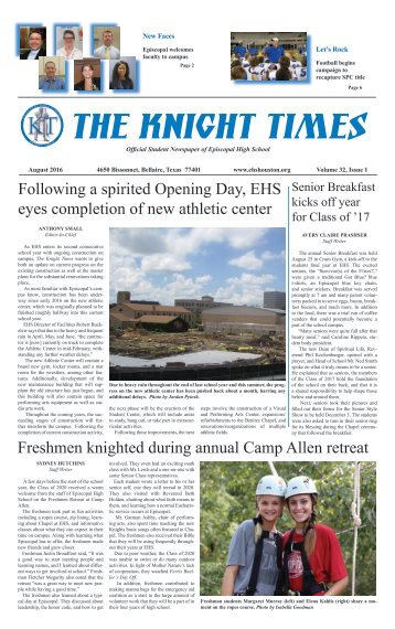 THE KNIGHT TIMES - August 2016