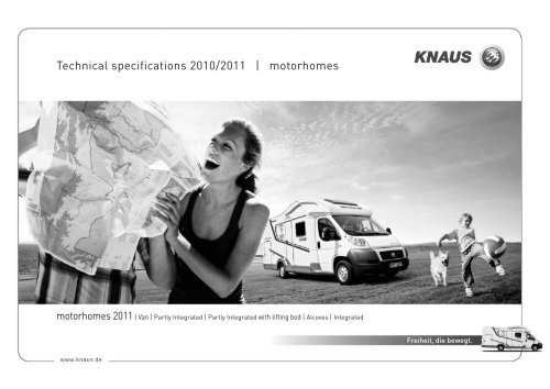 Technical specifications 2010/2011 | motorhomes - Knaus