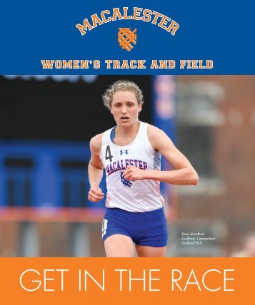 Macalester Women's Track & Field Recruiting Guide