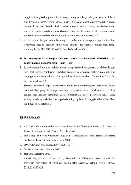 GUILDELINE STROKE PERDOSSI TAHUN 2011