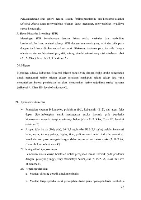 GUILDELINE STROKE PERDOSSI TAHUN 2011