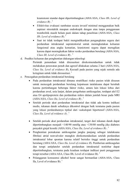 GUILDELINE STROKE PERDOSSI TAHUN 2011