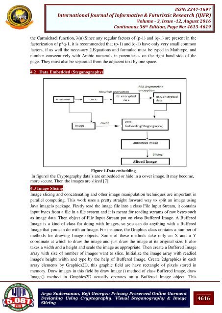 IJIFR VOLUME 3 ISSUE 12 AUGUST 2016