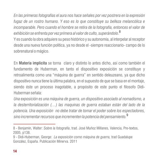 Manuel Gianoni, Materia Implícita