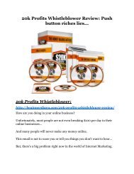 $20k Profits Whistleblower Review & GIANT Bonus 