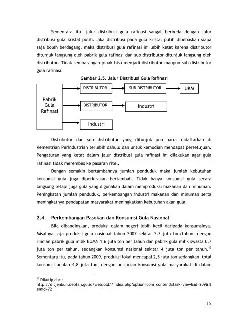 [2010] Position Paper Industri Gula