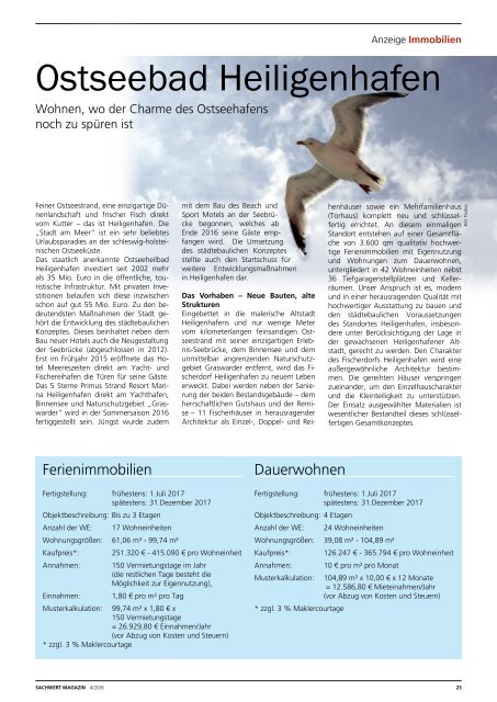 Sachwert Magazin Ausgabe 4/2016