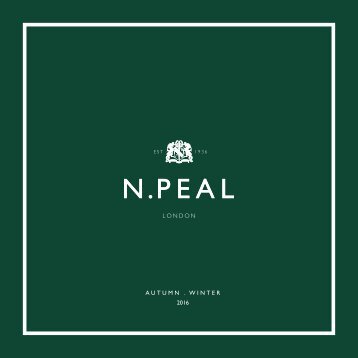 N.Peal Autumn Winter 2016 Look Book