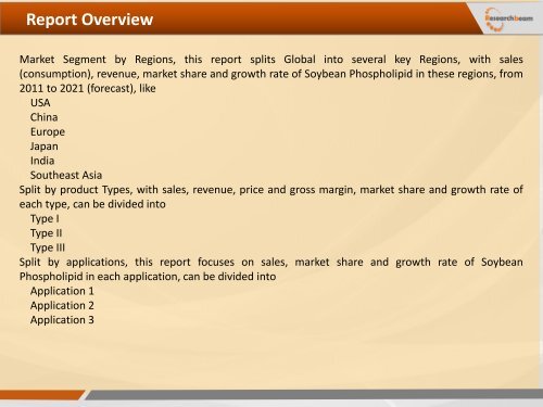 Global Soybean Phospholipid Sales Market Report 2016