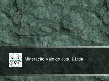 Folder - Mineração Vale do Juquiá Ltda.