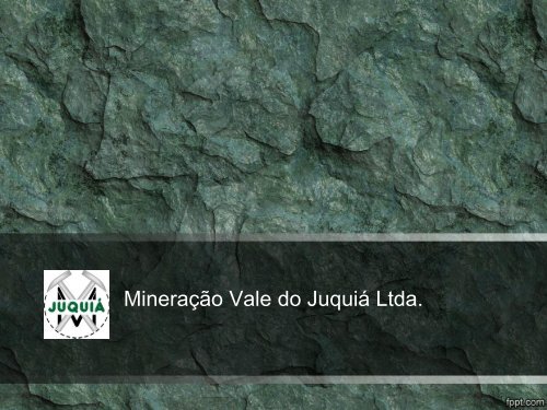 Folder - Mineração Vale do Juquiá Ltda.