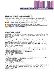 Biblio_Neuerwerbungen_September_2016