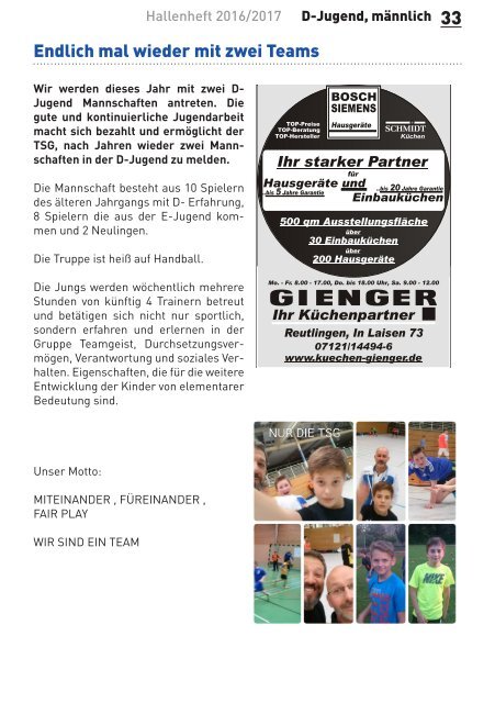 Hallenheft 2016/17