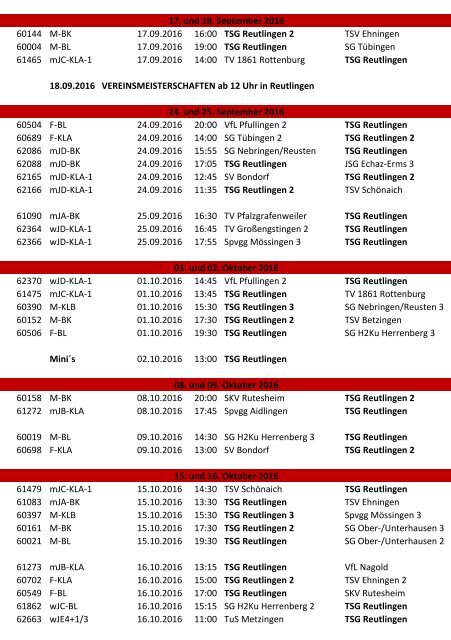 Hallenheft 2016/17