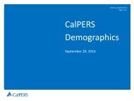 CalPERS Demographics