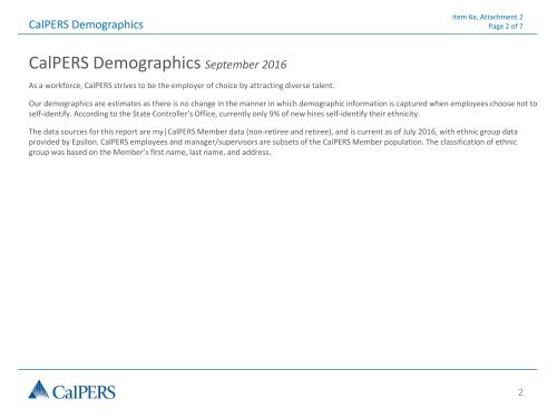 CalPERS Demographics