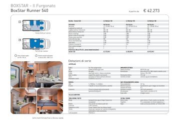 BOXSTAR – Il Furgonato BoxStar Runner 540 € 42.273