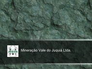 Folder - Mineracao Vale do Juquia Ltda.