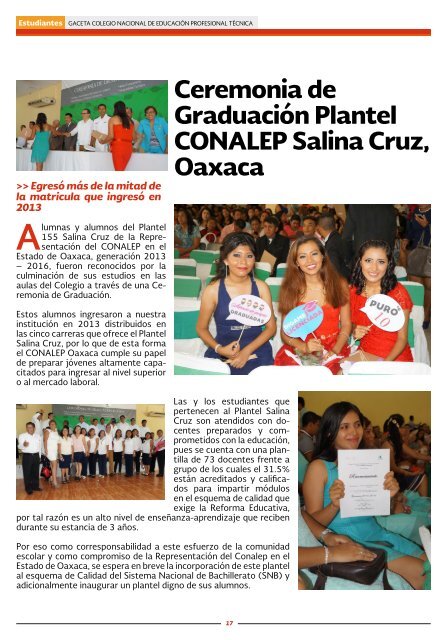 Gaceta CONALEP 3