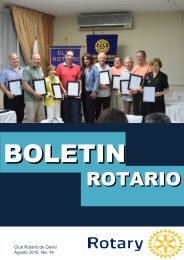 Boletín Rotario Agosto 2016