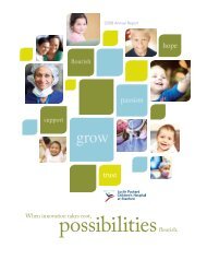 Annual Report 2008 - Lucile Packard Children's Hospital