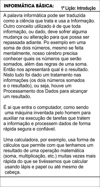 Apostila Informatica Básica