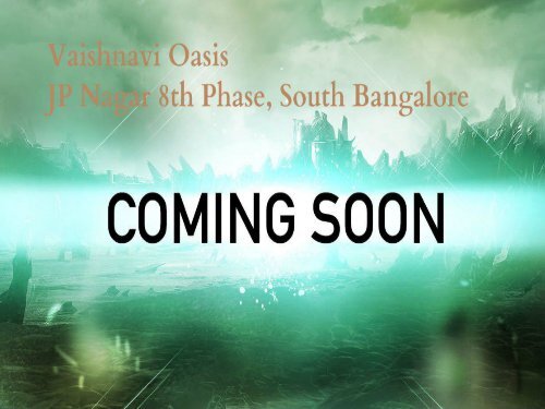 Vaishnavi Oasis  | Vaishnavi Infrasructure Private Limited