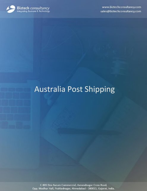 Magento Australia Post Shipping Extension, Send Parcels from Store