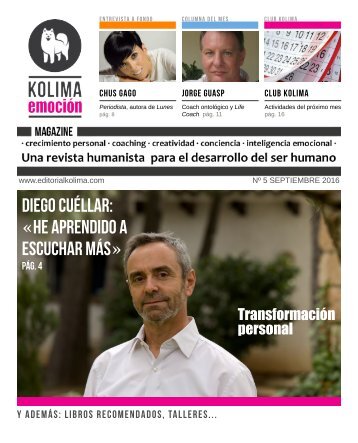 KOLIMA EMOCION Magazine Mes de Septiembre