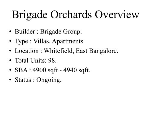 Brigade Orchards