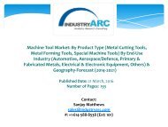 Machine Tool Market: dominated by Asia Pacific with fast growth in machine tool industry during 2014-2021.