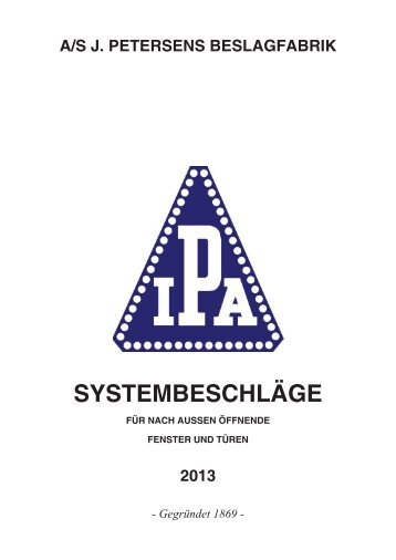IPA System Beschläge 2013